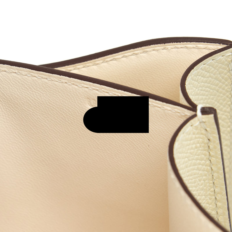 Hermes Mini Constance Epsom Nata GHW Stamp U