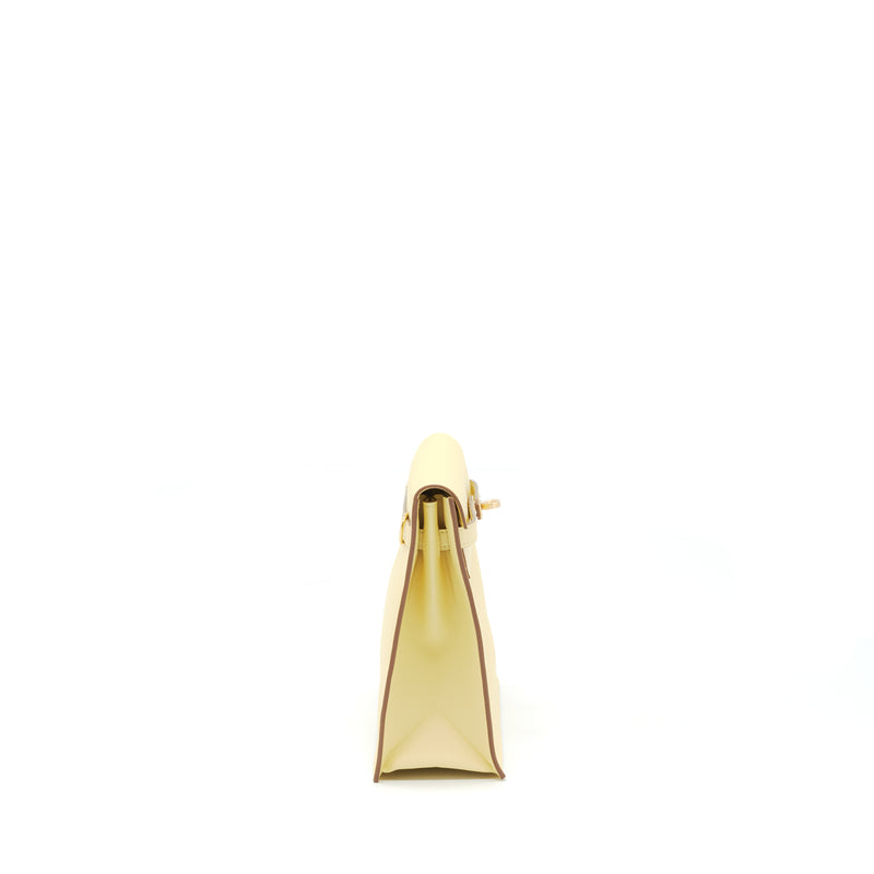 Hermes Kelly Danse Swift 1Z Jaune Poussin GHW Stamp Z
