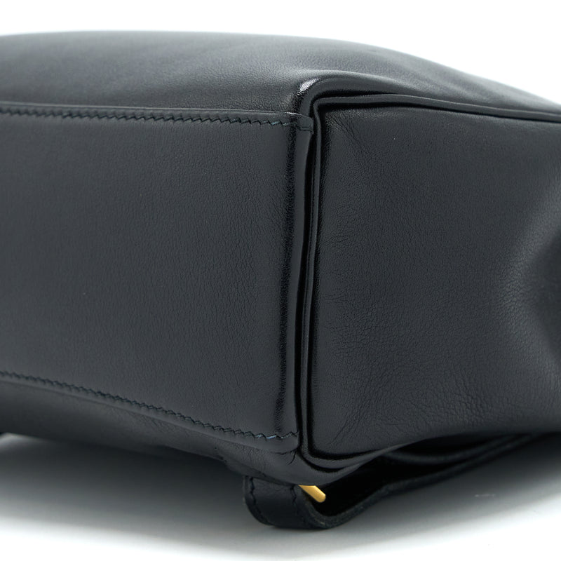 Hermes Vintage Kelly Ado 20cm Swift Black GHW