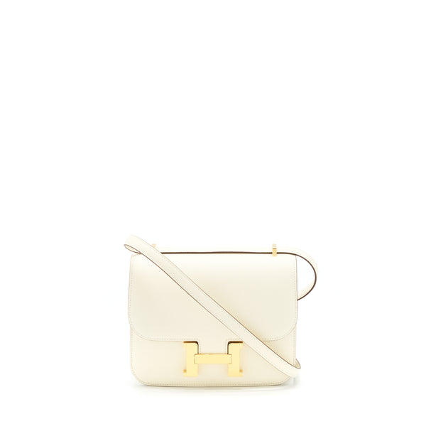 Hermes Mini Constance Epsom Nata GHW Stamp U