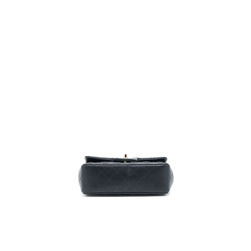 Chanel Mini Rectangular with Coco Bag Charm Limited Edition Lambskin Black LGHW