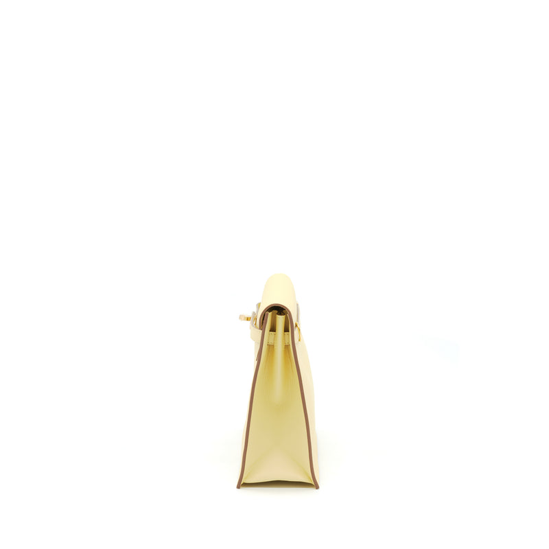 Hermes Kelly Danse Swift 1Z Jaune Poussin GHW Stamp Z