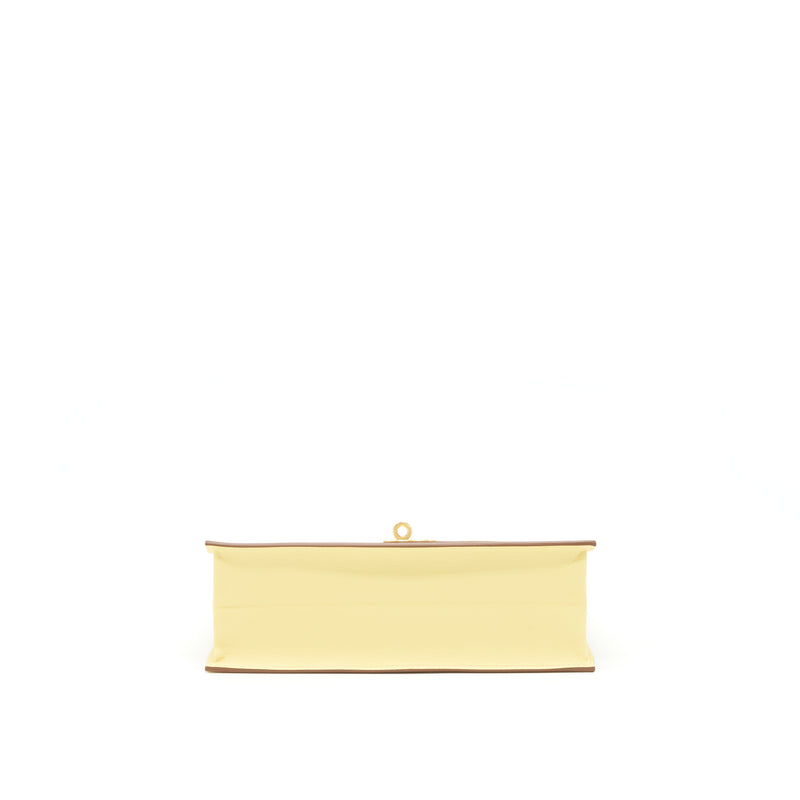 Hermes Kelly Danse Swift 1Z Jaune Poussin GHW Stamp Z
