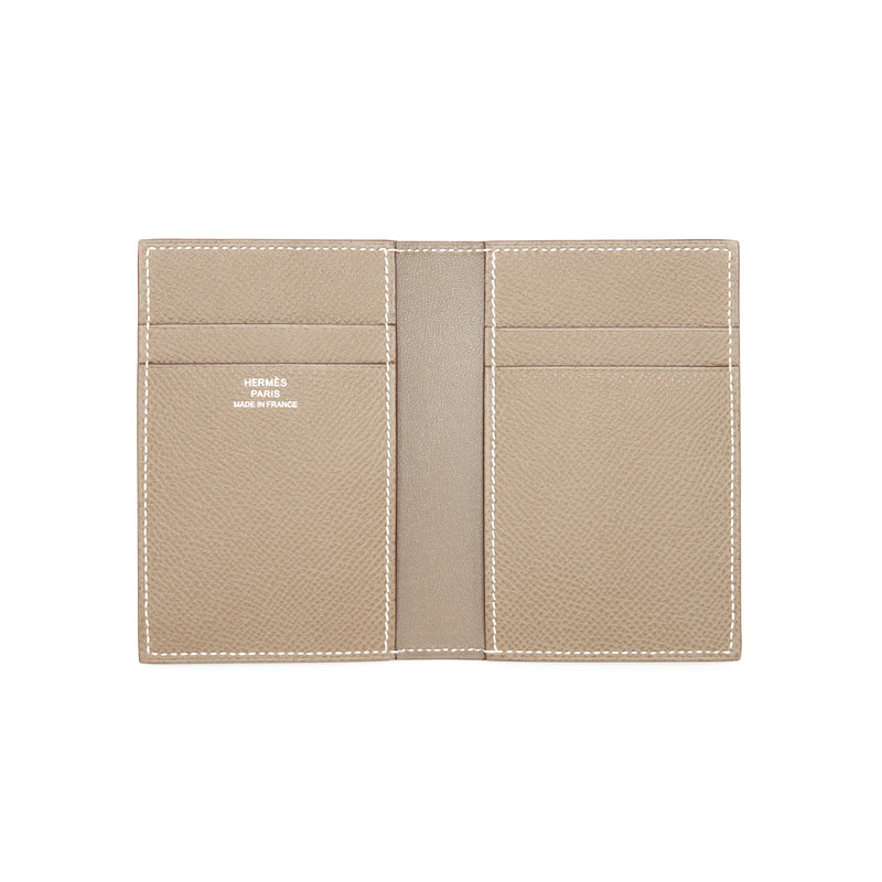 Hermes MC2 Euclide Card Holder Epsom Etoupe Stamp U