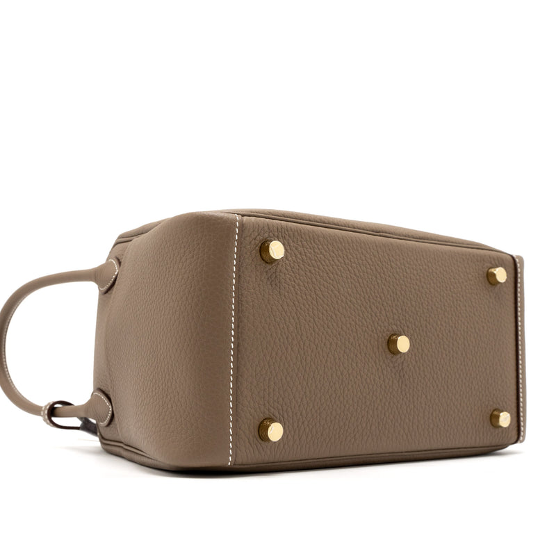 Hermes Lindy 26 Clemence Etoupe GHW Stamp U