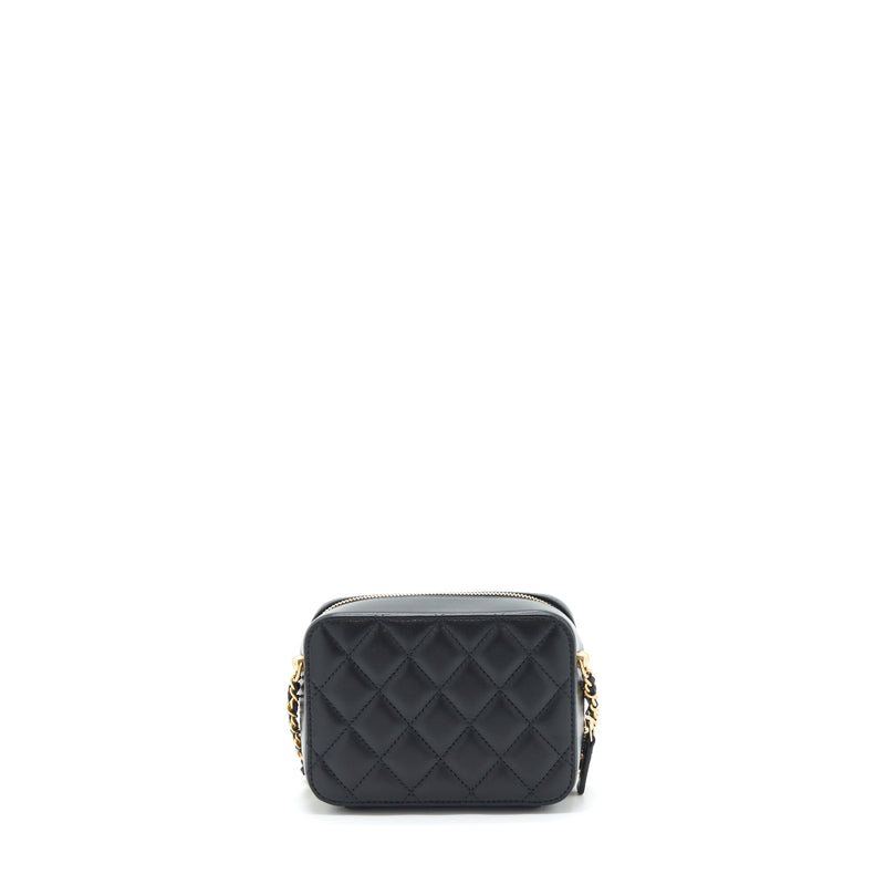Chanel Pearl Crush Camera Bag Lambskin Black GHW