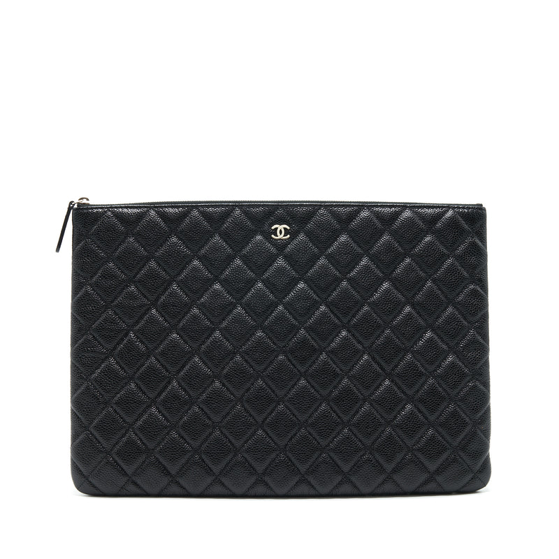 Chanel Caviar Pouch Black SHW