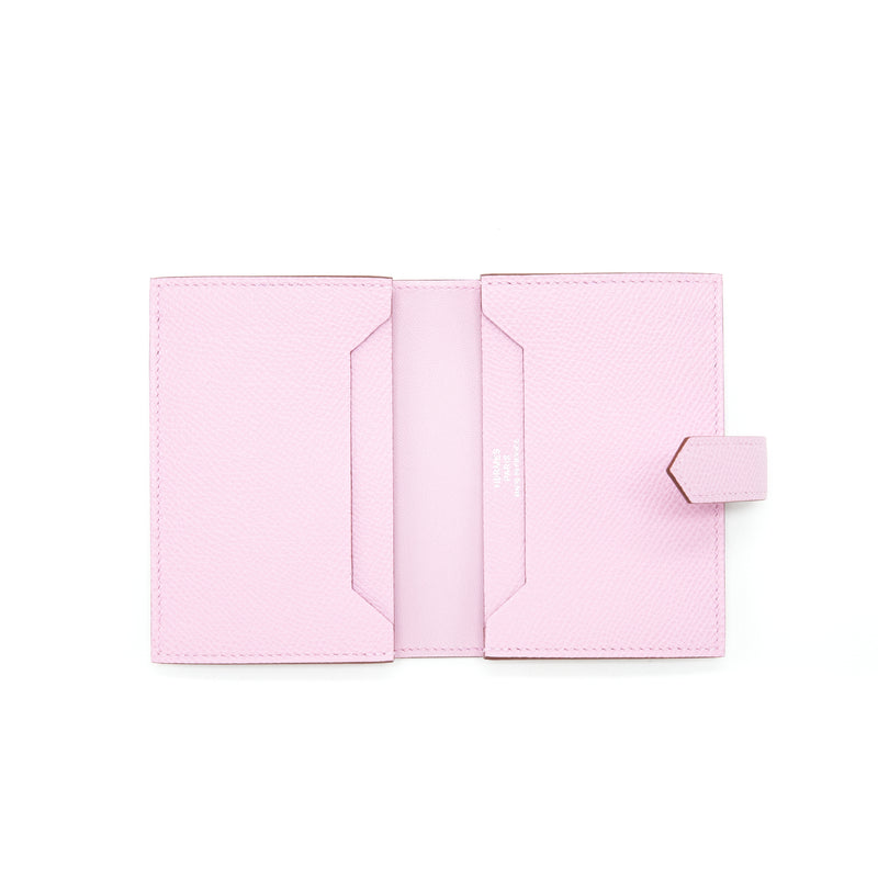 Hermes Bearn Card Holder Epsom X9 Mauve Sylve SHW Stamp U