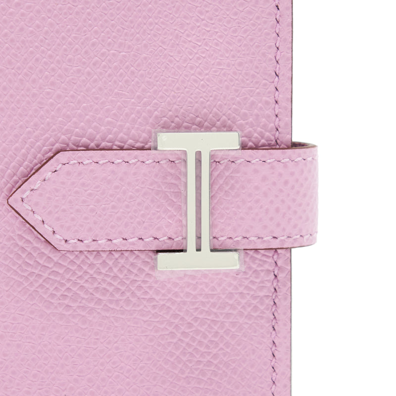 Hermes Bearn Card Holder Epsom X9 Mauve Sylve SHW Stamp U