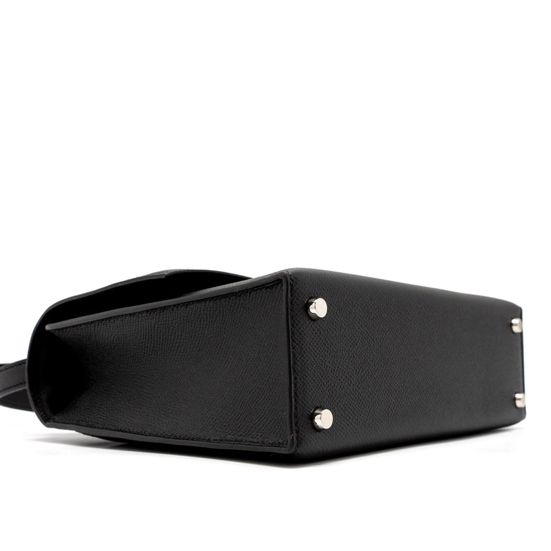 Hermes Verrou 21 Bag Epsom Black SHW Stamp C