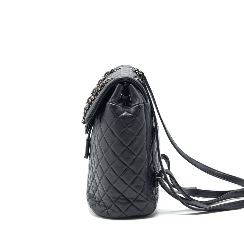 Chanel Quilted Urban Spirit Backpack Lambskin Black SHW