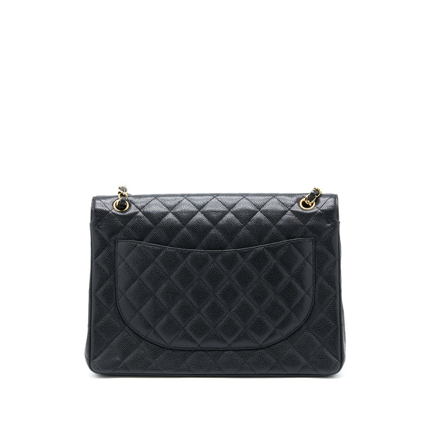 Chanel Maxi Classic Double Flap Bag Caviar Black GHW