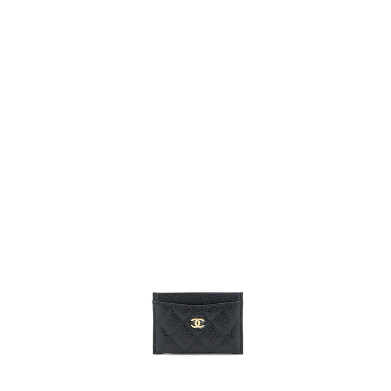 Chanel Classic Card Holder Caviar Black GHW