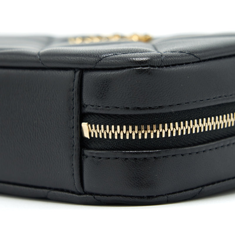 Chanel 19 Camera Bag Lambskin Black With Gold/Sliver Hardware