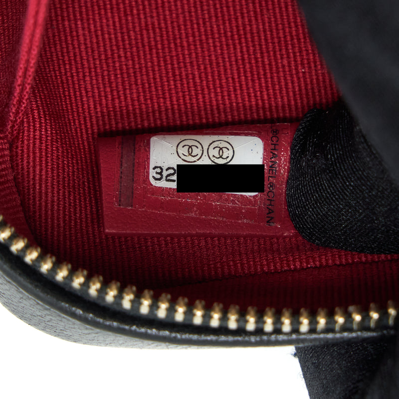 Chanel 19 Camera Bag Lambskin Black With Gold/Sliver Hardware