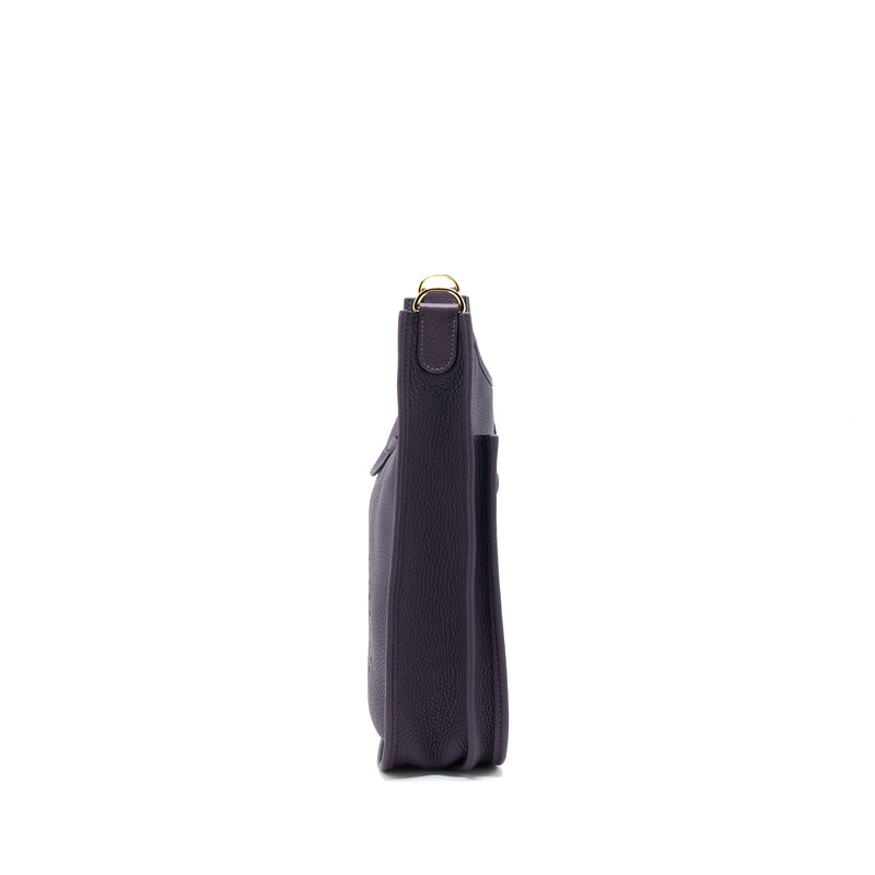 Hermes Evelyne 29 Clemence Raisin GHW Stamp D