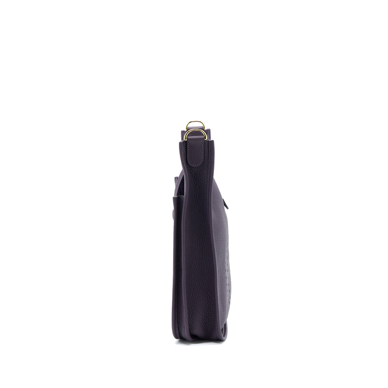Hermes Evelyne 29 Clemence Raisin GHW Stamp D