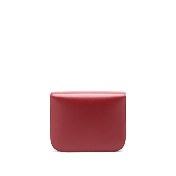 Celine Medium Classic Box Bag red GHW