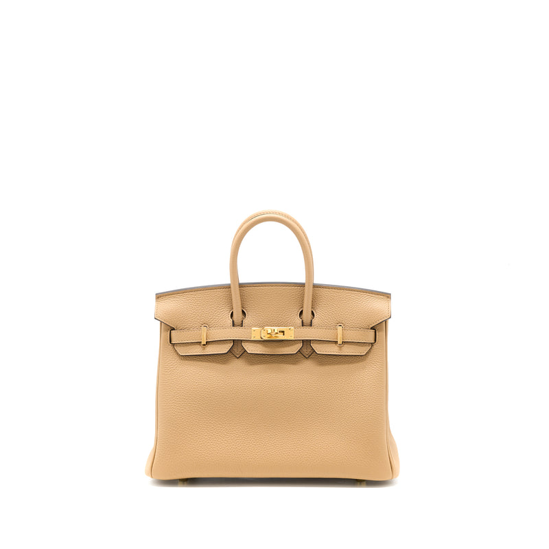 Hermes Birkin 25 Togo 0M Chai GHW Stamp U