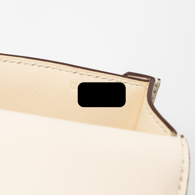 Hermes Mini Verrou Chevre Mysore Nata Havane/Chai/Etoupe Hardware Stamp U