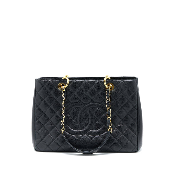 Chanel Grand Shopping Tote Bag Caviar Black GHW