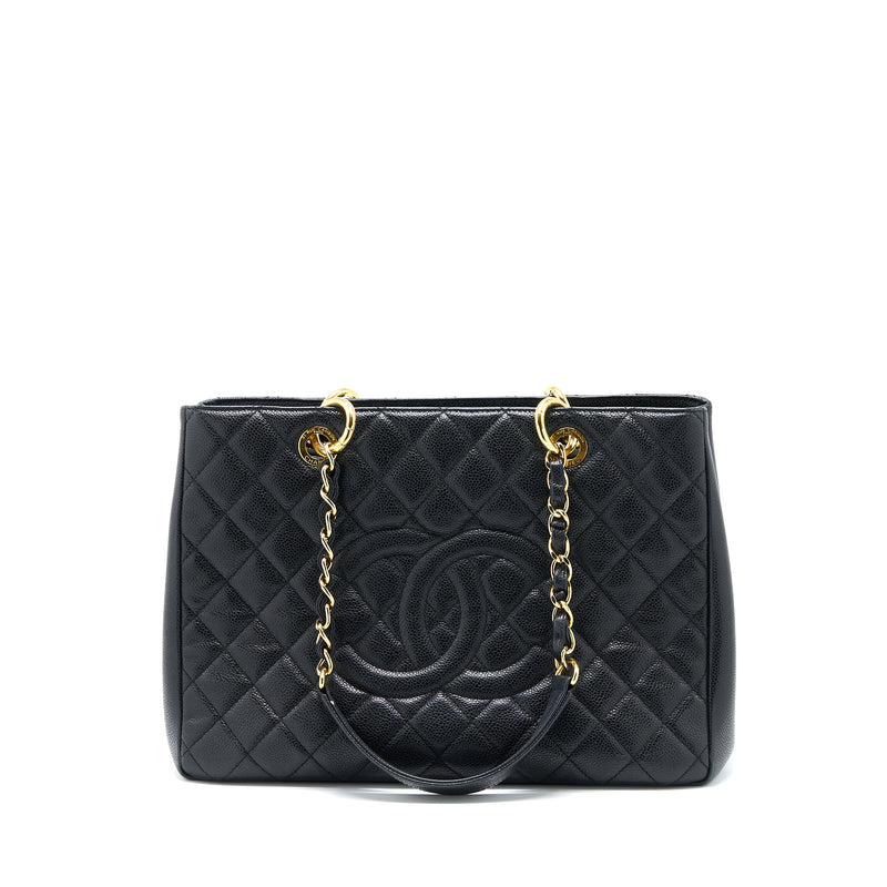 Chanel Grand Shopping Tote Bag Caviar Black GHW