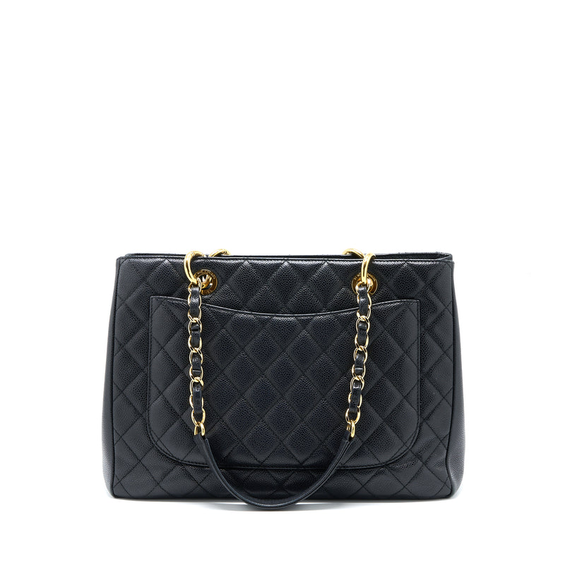 Chanel Grand Shopping Tote Bag Caviar Black GHW