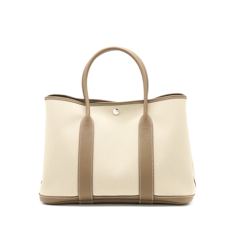 Hermes Garden Party 36 Gold Country Negonda Leather Bag