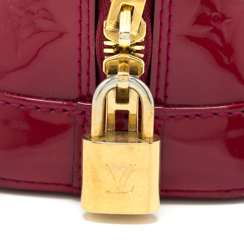 Louis Vuitton Alma BB Yellow Patent