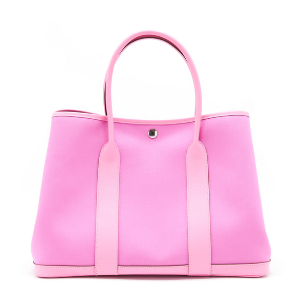 Hermes Garden Party 36 Bubblegum Pink SHW Stamp Z