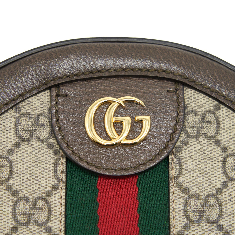 GUCCI Ophidia Mini GG Round Shoulder Bag