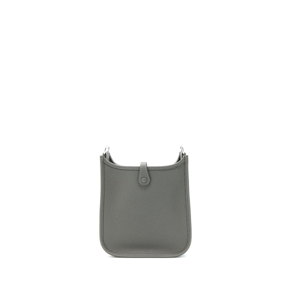 Hermes Mini Evelyne Clemence 0L Gris Meyer SHW Stamp U
