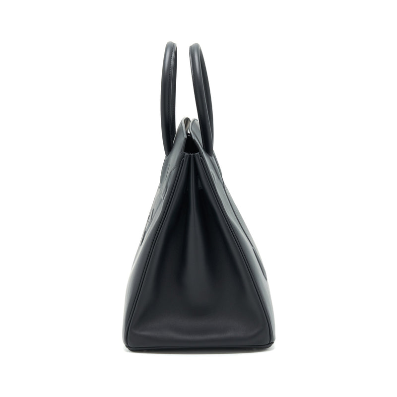 Hermes Shadow Birkin 35 Swift Black SHW Stamp Y