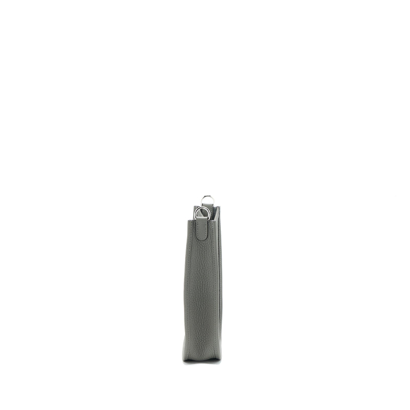 Hermes Mini Evelyne Clemence 0L Gris Meyer SHW Stamp U