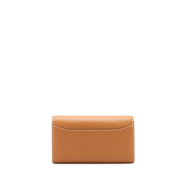 Hermes Constance To Go Epsom Gold GHW Stamp Z