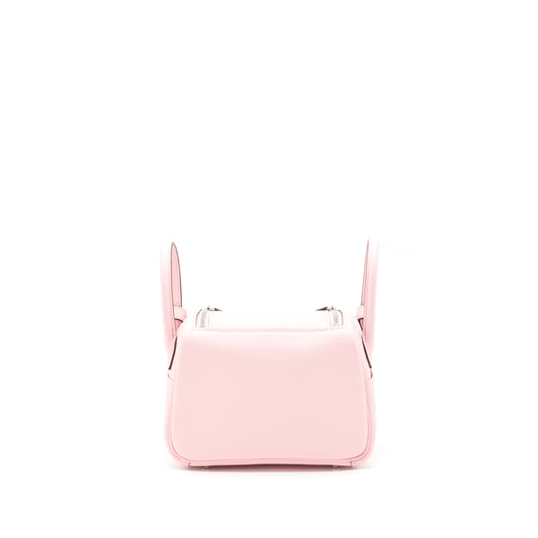 Hermes Mini Lindy Swift 3Q Rose Sakura SHW Stamp Z