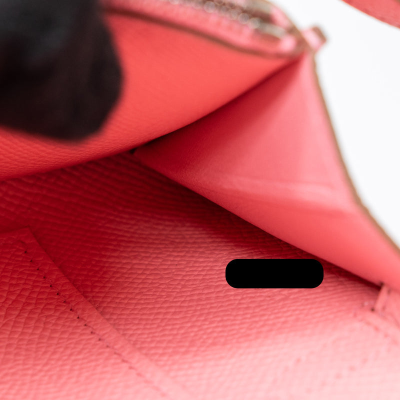 Hermes Kelly To Go Epsom Rose Confetti SHW Stamp U