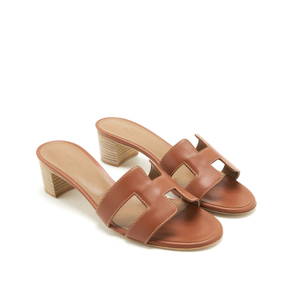 Hermes Size 38 Oasis Sandal gold