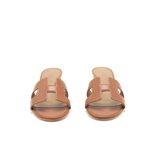 Hermes Size 38 Oasis Sandal gold