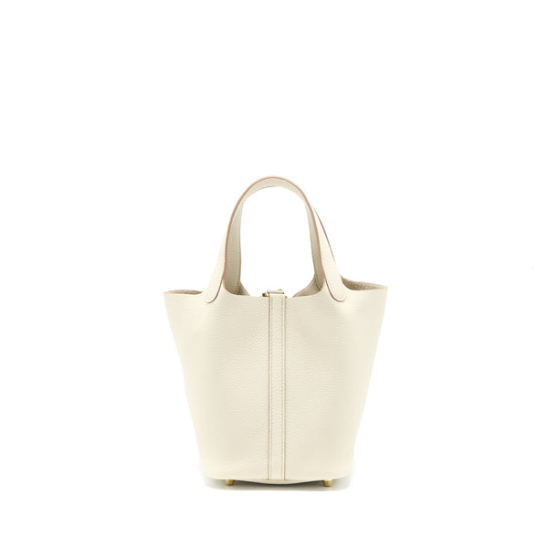 Hermes Picotin 18 Lock Bag Clemence Benton GHW Stamp U