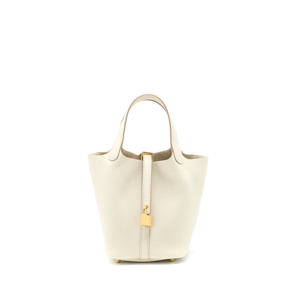 Hermes Picotin 18 Lock Bag Clemence Benton GHW Stamp U