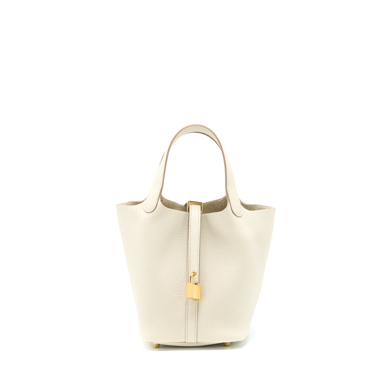 Hermes Picotin 18 Lock Bag Clemence Benton GHW Stamp U
