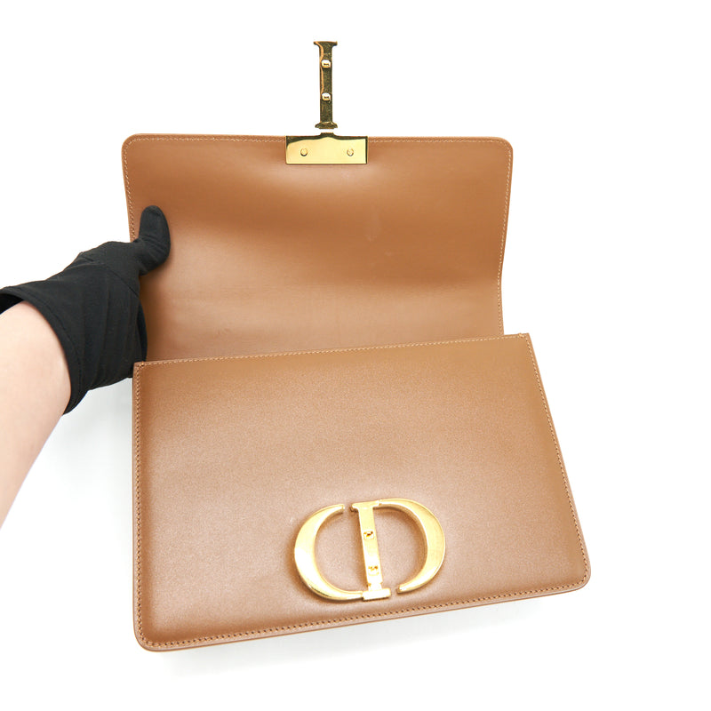 DIOR 30 MONTAIGNE MEDIUM BAG CALFSKIN CARAMEL