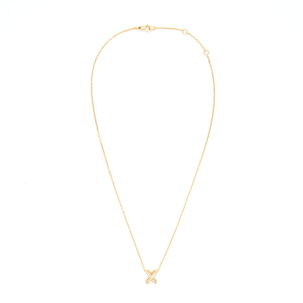 Chaumet Liens Pendant Pink Gold And Diamonds