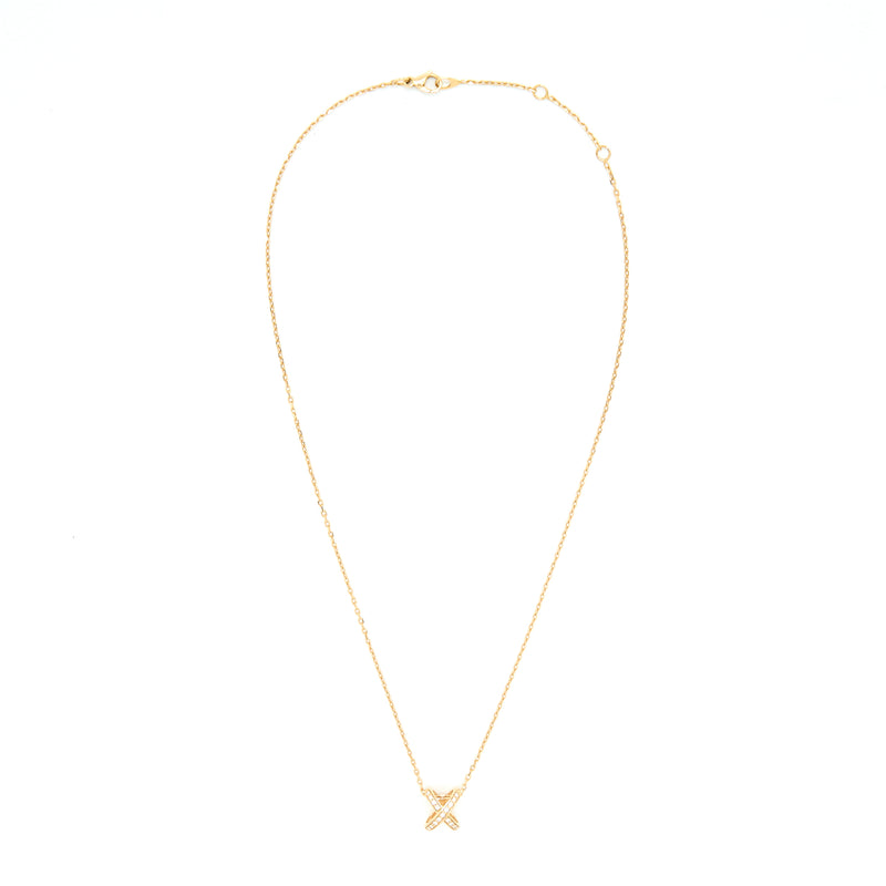 Chaumet Liens Pendant Pink Gold And Diamonds