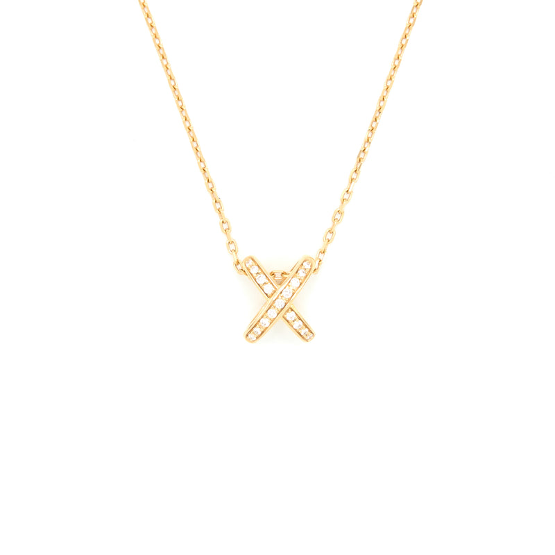 Chaumet Liens Pendant Pink Gold And Diamonds