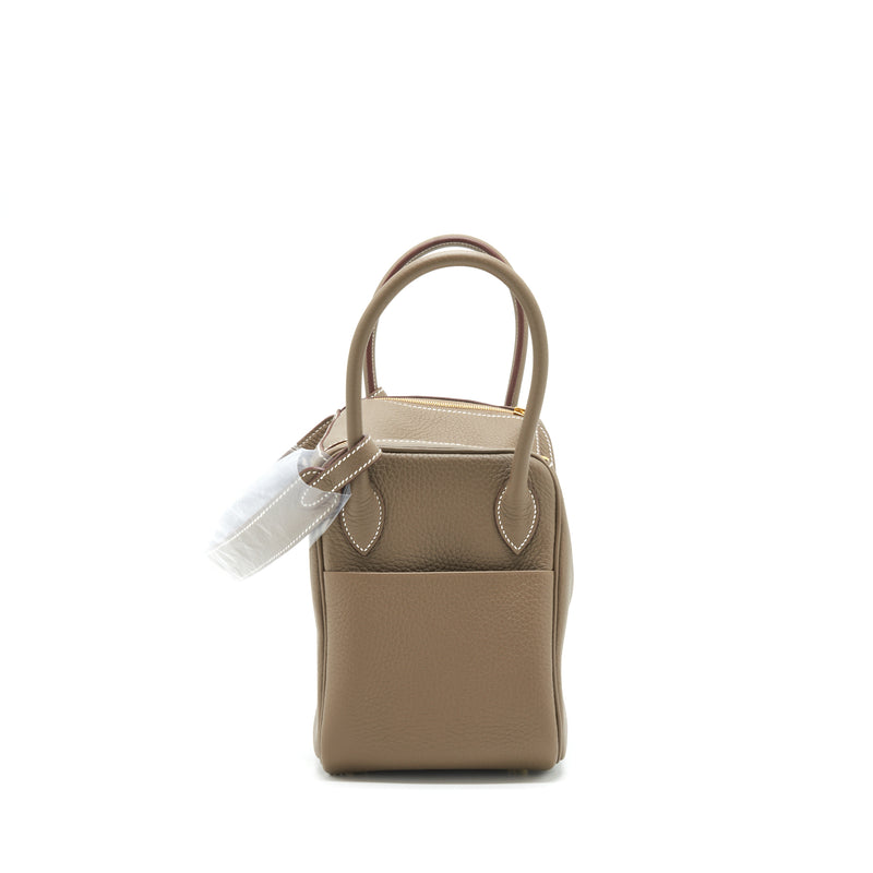 Hermes Lindy 26 Clemence Etoupe GHW Stamp Z