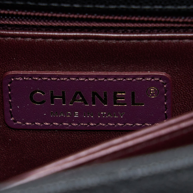Chanel Coco Handle Caviar Black LGHW(Microchip)