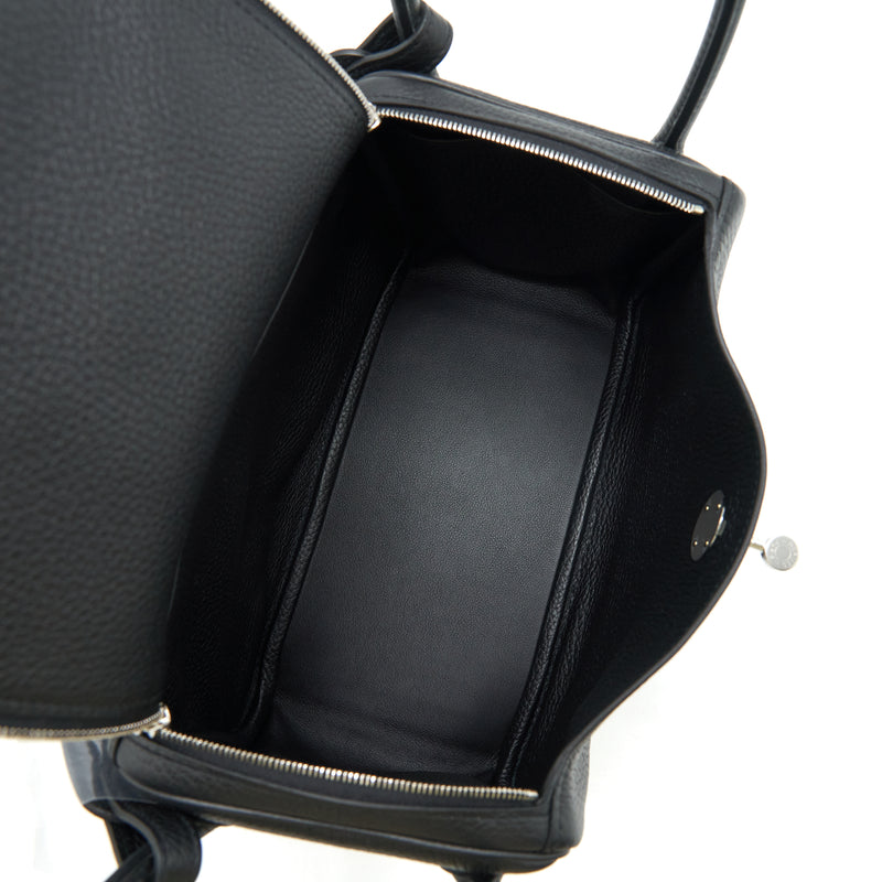 Hermes Lindy 26 Clemence Black SHW Stamp Z