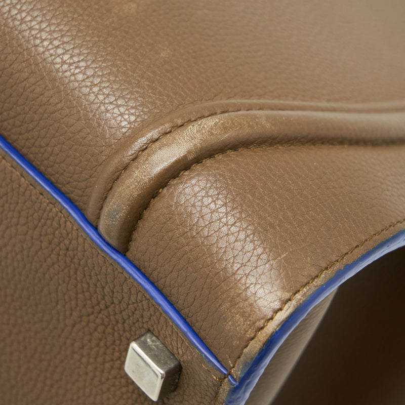 Celine Phantom Tote Bag Dark Brown/Blue SHW